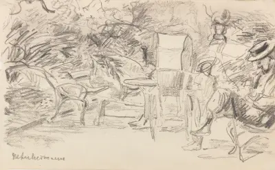 I trädgården av Max Liebermann