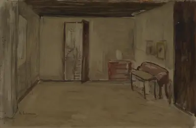 Interiör av Max Liebermann