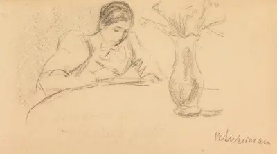 Läsande av Max Liebermann