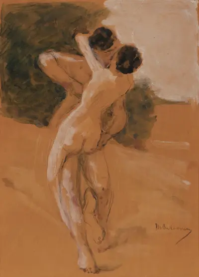 Älskande par av Max Liebermann