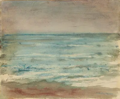 Hav – Vy över Nordsjön av Max Liebermann