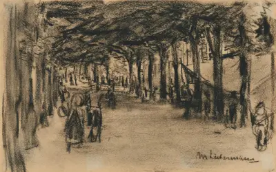 Nederländsk bygata av Max Liebermann