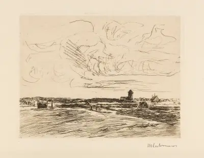Nordwykabend av Max Liebermann
