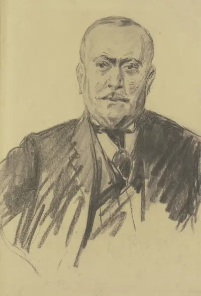Porträtt av en man av Max Liebermann