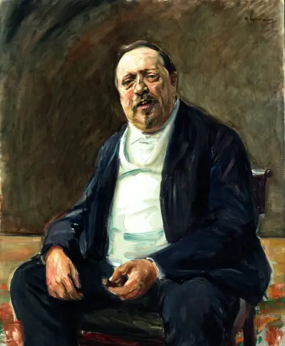 Portrait of Alfred von Berger av Max Liebermann