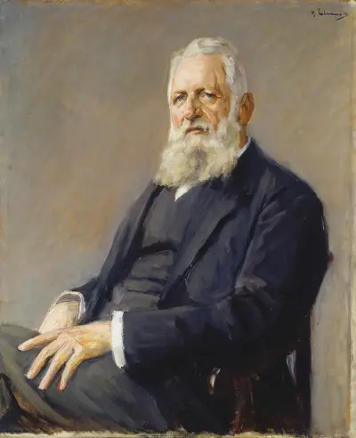 Porträtt av Franz Adickes, borgmästare i Frankfurt av Max Liebermann