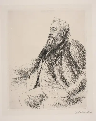 Porträtt Brinckmann av Max Liebermann