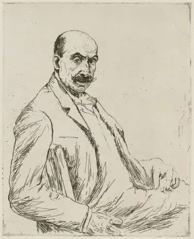 Självporträtt av Max Liebermann