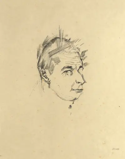 Herrenbildnis av Max Oppenheimer