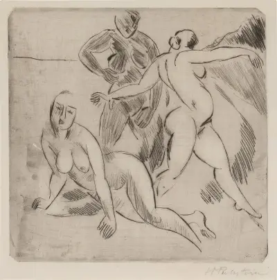 Am Meer III, Hermann Max Pechstein