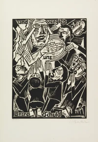 And forgive us our debts (und vergieb uns Unsre Schuld), Hermann Max Pechstein