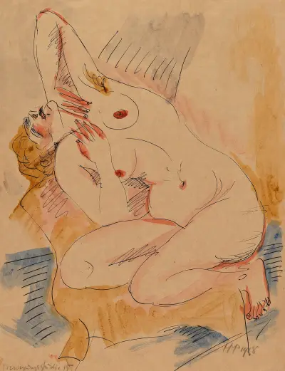 Bewegungsstudie 15, Hermann Max Pechstein