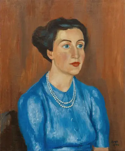 Bildnis Elinor Laven, Hermann Max Pechstein