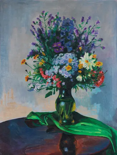 Bouquet of Flowers, Hermann Max Pechstein