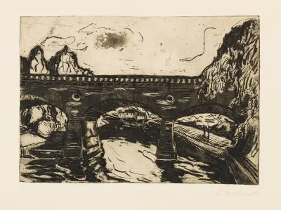 Bridge, Hermann Max Pechstein