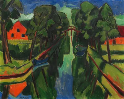 Der Mühlengraben, Hermann Max Pechstein