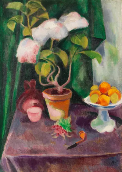 Flower Still Life, Hermann Max Pechstein