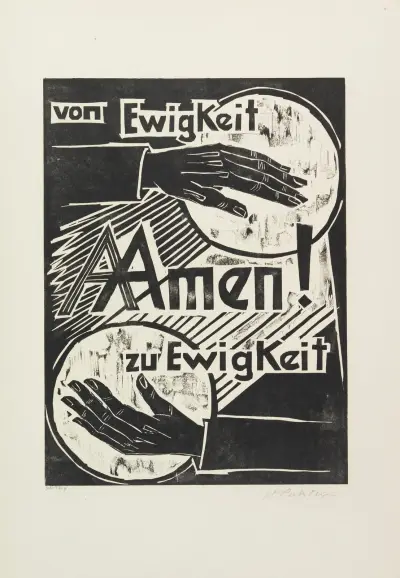 For ever and ever Amen (Von Ewigkeit zu Ewigkeit Amen), Hermann Max Pechstein