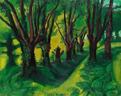 Forest in the Pyrenees, Hermann Max Pechstein