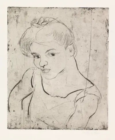 Girl, Hermann Max Pechstein