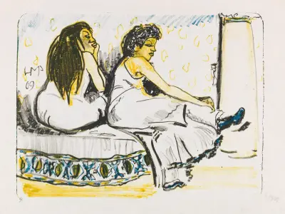 In the Harem von Hermann Max Pechstein
