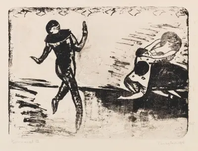 Karneval IX, Hermann Max Pechstein