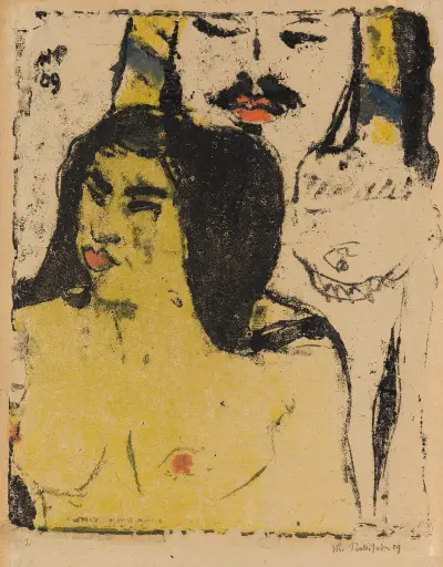 Mann und Weib von Hermann Max Pechstein