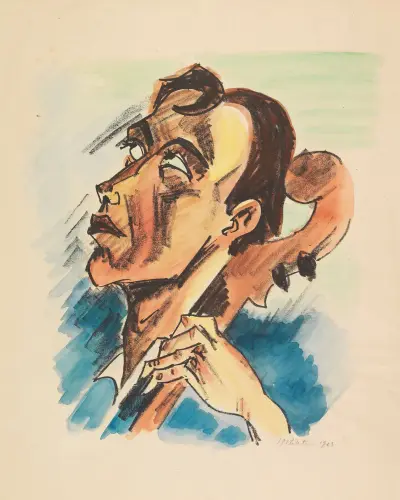 Musikern av Hermann Max Pechstein