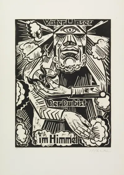 Our Father which art in heaven (Vaterunser Der Du bist im Himmel), Hermann Max Pechstein
