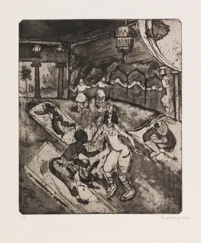 Russian Ballet, Hermann Max Pechstein