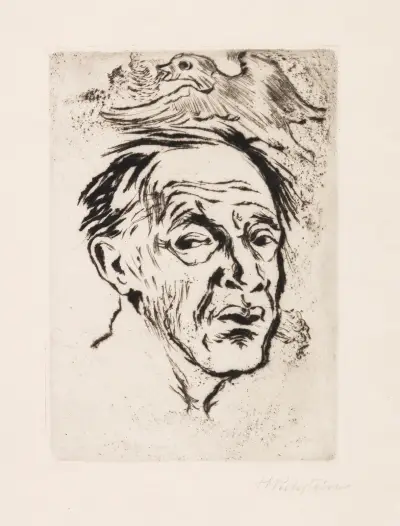 Self-portrait, Hermann Max Pechstein