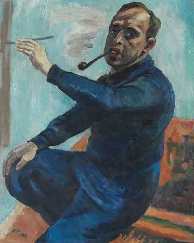Self-portrait, Hermann Max Pechstein