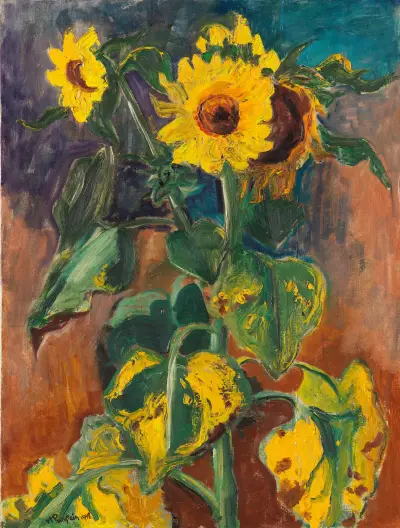Solrosor av Hermann Max Pechstein