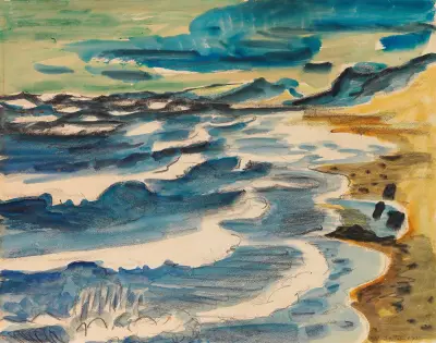 Turbulent Sea, Hermann Max Pechstein