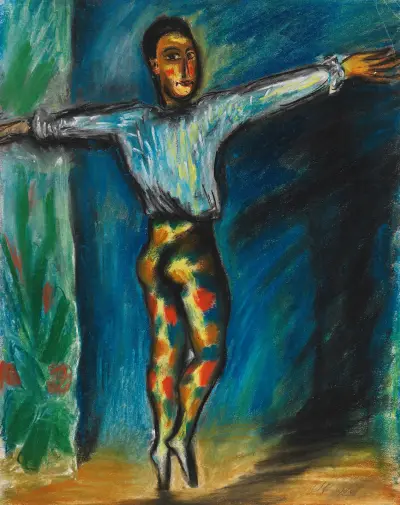 Varietétänzer, Hermann Max Pechstein