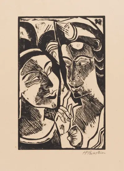 Zwiesprache, Hermann Max Pechstein