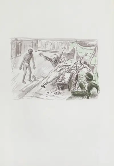 Ali Baba und die vierzig Räuber Pl.15 av Max Slevogt