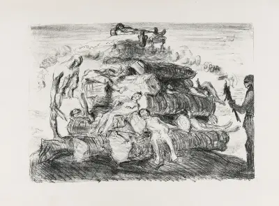 Bestattung des Patroklos von Max Slevogt
