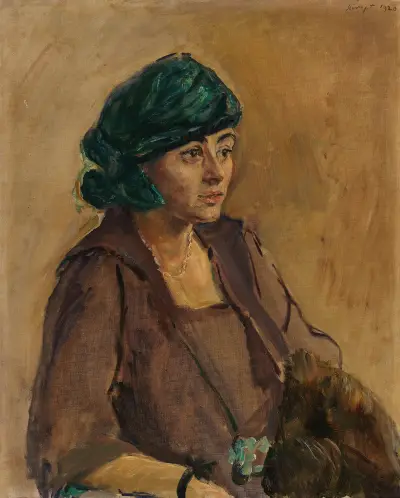 Damporträtt av Max Slevogt