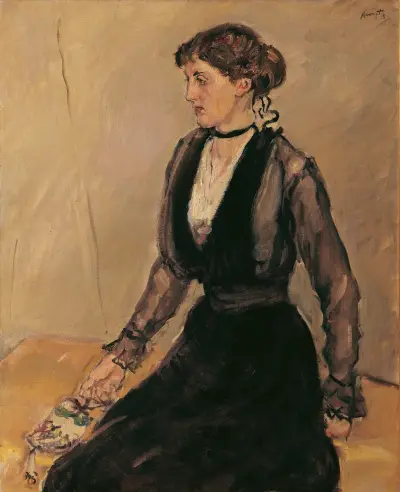Fräulein Eva Steinbarth av Max Slevogt