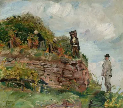 Grape harvest av Max Slevogt