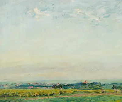 Landschaft aus der Pfalz von Max Slevogt