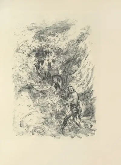Lederstumpf-Erzählungen Pl.16 av Max Slevogt