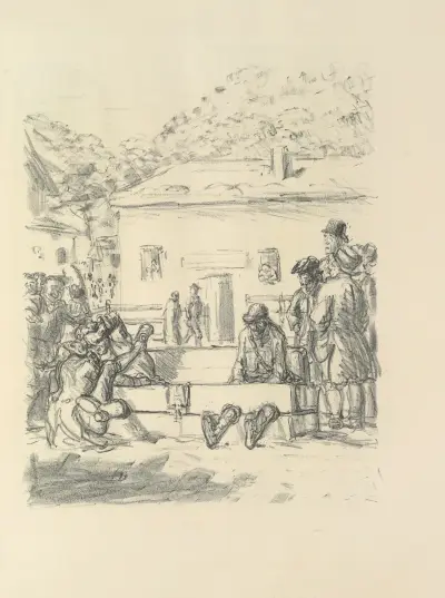 Lederstumpf-Erzählungen Pl.39 av Max Slevogt