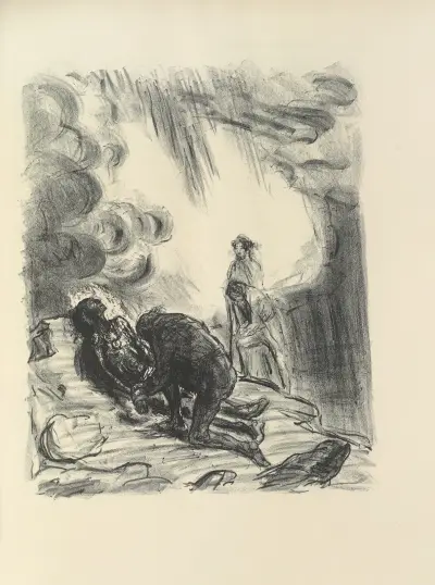 Lederstumpf-Erzählungen Pl.42 av Max Slevogt
