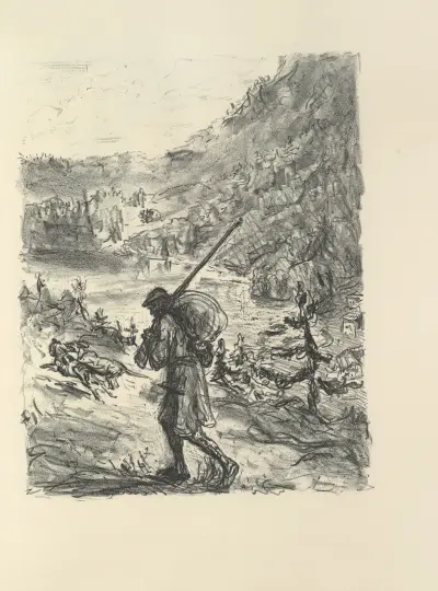 Lederstumpf-Erzählungen Pl.43 av Max Slevogt