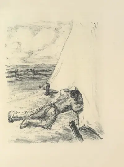 Lederstumpf-Erzählungen Pl.44 av Max Slevogt