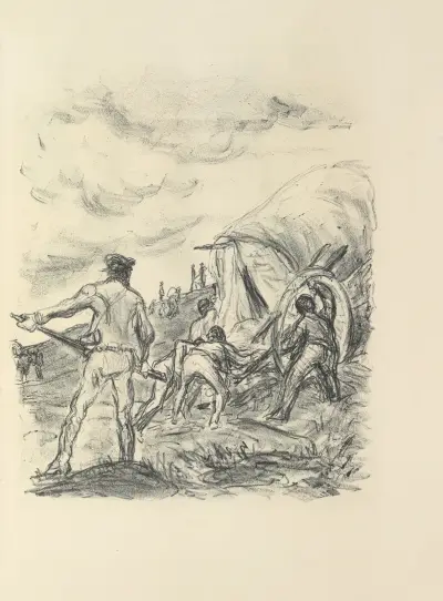 Lederstumpf-Erzählungen Pl.45 av Max Slevogt