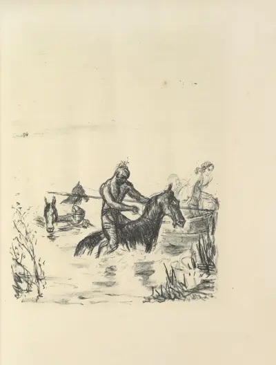 Lederstumpf-Erzählungen Pl.47 av Max Slevogt