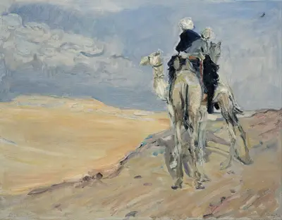 Sandstorm i Libyska öknen av Max Slevogt